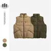 Chaleco Acolchado Funcional Estilo Montaña para Exteriores Elieon con Cuello Alto Invierno Nuevo Cálido Relleno de Plumón de Pato Blanco Chaleco para Hombre H10
