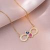 Collar para Mujer, Estilo Coreano y Japonés, Diseño de Nicho a la Moda, No se Desvanece, Versátil, Sencillo Collar de Acero de Titanio Joyería, Cadena para Clavícula