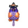 Balão de Filme de Alumínio Cruzando Fronteiras para Halloween, Fantasma, Morcego, Bruxa, Caveira, Decoração de Festa, Conjunto de Halloween, Balão de Folha de Alumínio