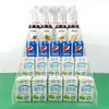 Estante para bebidas de té con leche, agua mineral de supermercado, escalerilla para snacks