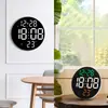 Reloj Led Creativo de Doble Propósito de 9 Pulgadas con Múltiples Funciones, Reloj de Pared para Sala de Estar, Reloj Despertador con Control Remoto, Reloj de Mesita de Noche 8010