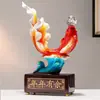 Novo Estilo Chinês de Alto Nível Enfeites de Boas-Vindas para Casa Sala de Estar Entrada Adega Armário de TV Artesanato Decorativo de Cerâmica de Alto Nível