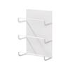 Madera de arroz plástico magnético estante para film transparente estante de almacenamiento para refrigerador blanco estilo muy simple estante de bobina trasera para puerta de cocina venta al por mayor