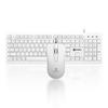 Preço especial limpeza estoque teclado mouse USB com fio 2.4g sem fio kit teclado mouse mouse único