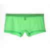 Boxers de Seda Helada para Hombre Sin Cápsula Ajustados Transpirables Cintura Baja Delgados Sexys Transparentes Modernos Juventud Masculina