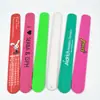Anel pop de silicone de vários tamanhos e cores variadas, pulseira esportiva de tapa para adultos e crianças, impressão colorida, pulseira criativa