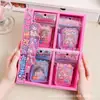 Inamazy Mini Livro Silencioso Loja de Beleza Cena de Menina Pequena Adesivos DIY para Vestir Livro de Rabiscar Brinquedos da Pet Shop