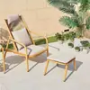 Mecedora Reclinable Exterior para Adultos Silla de Ocio para Balcón y Hogar Silla de Ratán para el Hogar Mecedora Perezosa para Patio Exterior