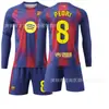 2526 Uniforme de Fútbol de Casa de Manga Larga del Barcelona No. 10 Camiseta Yamal No. 9 Lewandowski Set Nuevo de Invierno Otoño