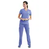 Aliexpress Roupa para Lavar Roupa à Mão Transfronteiriça Conjunto Feminino Salão de Beleza Centro de Confinamento Roupa de Trabalho Odontológico Roupa de Médico e Enfermeiro Personalização