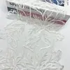 Novo tubo de malha de miçangas de vidro cristal bordado renda acessórios de vestuário para performance de palco 23CM de largura