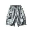 Izexx Tendencia Exterior Verano Nuevos Shorts Camuflaje Frescos para Hombre de Tres Cuartos, Transpirables y Ligeros, Versátiles para Deportes