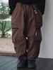 Pantalones para Niños Estilo Invierno 2025 Pantalones de Montaña para Exteriores Paracaidista Niños Forro Polar Cálido Tallas Medianas y Grandes Pantalones para Niños