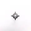 Pendientes de Aleación de Titanio Astmf136 con Forma de Estrella, Pendientes de Circonita Estrella, Tachuelas para Cartílago Auricular, Pendientes de Rosca Interna de Alto Pulido