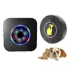 Timbre para Mascotas en Casa para Salidas, Impermeable Táctil Sin Taladro que Atraviesa la Pared Música de 55 Canciones Perro Baño Campana