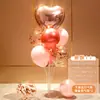 Decoraciones de Globos Flotantes de Mesa y Piso con Tema de Cumpleaños Feliz Cumpleaños para la Fiesta de Primer Cumpleaños de Niños, Decoraciones Brillantes