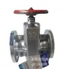 Manual de Ventas Brida de Acero Fundido Abrazadera de Tubería Válvula Gj41X-10C Dn200 Válvula de Manguera para Tubería de Lodos
