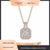 Venda Direta da Fábrica Colar Dinâmico em Formato de Bolsa com Diamantes Reais Sul-Africanos para Mulheres, Simples e Fashion, Tendência no Tiktok, Cubo Dançante