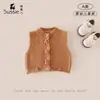 Conjunto para Niña 2026 Otoño Nuevas Llegadas Bebé Pequeño Niño Ropa Cárdigan Suéter Top para Bebé Niña Pantalones Conjunto de Tres Piezas