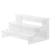 Estante Escalera Transparente de Escritorio para Cajas Ciegas, Estante de Exhibición de Mano Bubble Mart para Modelo de Muñeca de Pie, Adornos, Estante de Exhibición