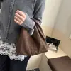 Bolsa Feminina 2026 Primavera Nova Moda Simples Estilo Coreano Nicho Tendência Casual Design de Nicho Bolsa para Mulheres