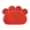 Alfombrilla para Mascotas con Huella de Pata Grande y Pequeña Alfombrilla de Gato de PVC Alfombrilla para Limpiar Pies Manteles Individuales para Mascotas Alfombrilla para Comer Alfombrilla para Limpiar Polvo Alfombrilla de Plástico