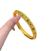 Pulsera de Filigrana Calada Esmaltada Antigua Hoja de Bambú Nueva Chinoiserie Lujo Accesible Pulsera con Patrón de Moneda de Cobre Retro Que No Se Desvanece por Mucho Tiempo