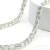 Cuentas de barril de 10 mm, cuentas de cristal electrochapado, cuentas de superficie cortada, accesorios de joyería para pulseras hechas a mano al por mayor de cristal