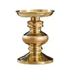 Yuantong Artesanato Lâmpada Budista Suporte de Vela de Latão Suporte de Vela Ruyi Base de Lâmpada de Manteiga Bicolor Suporte de Vela de Lâmpada Eterna Atacado