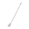 Colher de Bar Gotas d'Água de Aço Inoxidável Colher de Bar Gota de Lágrima Colher de Mistura Colher de Mistura para Coquetel Colher de Mistura para Coquetel