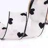 Fita de Chiffon com Flor de Veludo de Borda Prensada Unilateral para DIY Presente de Casamento Adorno de Cabeça com Flores Laço Colar Chapéu com Flores