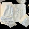Tienda de Ropa Infantil Suministra Pijamas Infantiles para Niñas, Algodón Nube de Verano 2026 Estilo Nuevo Manga Corta Dulce Conjunto de Tres Piezas de Ropa de Casa para Mujer