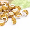Miçangas Soltas Misturadas Mais Vendido na Amazon Três Fileiras Argola Bola de Diamante Argila Miçangas com Furo Grande Conjunto de Corrente DIY Acessórios de Decoração