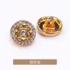 Botones de Diamante de Cuatro Puntas para Camisa, Botones de Metal, Botones para Camisa, Botones Tejidos para Suéter, Accesorios de Ropa Jinda