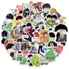 52 Nuevas Pegatinas de Graffiti Psíquico de Anime para Computadora, Taza de Agua, Maleta, Guitarra, Cuaderno, Pegatinas de Bricolaje
