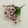 Amazon Flor Artificial Transfronteriza, Maceta de Plástico con Pensamientos, Pequeño Ramo de Flores para Arreglo, Flores para Decoración de Jardín