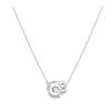 Colar Hello Kitty Gato KT Feminino Verão Nicho Sênior Batimento Cardíaco Pingente Inteligente Luz Colar de Luxo Feminino
