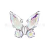 Pendientes de Aleación de Titanio F136 Incrustados con Circonita Pendientes de Labios de Mariposa Cuerpo con Rosca Interna Joyería para Piercing Clavos para Hueso de la Oreja