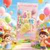 Nueva Hamburguesa, Papas Fritas y Té con Leche de Oro Puro 999, Regalos Dorados para Niños, Regalos del Día del Niño, Promoción al por Mayor
