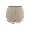 Estilo Americano Retro Costura Doble Color Ropa Exterior Pantalones Cortos Deportivos Mujer Sencillo Deportes Yoga Fitness Casual Hogar Pantalones Cortos Ajustados