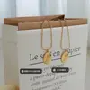 Frío ins Moda Genial Moderno Delgado Asa de Mano Collar de Gemas Mismo Estilo que Celebridad de Internet Cadena para la Clavícula Incrustada de Circonita