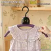 Percha para ropa infantil con forma de gato negro de dibujos animados para uso doméstico, antideslizante, sin marcas, especialmente diseñada para bebés y niños pequeños