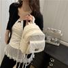 Mochila Acolchada Estilo Chanel, Bolso de Doble Hombro Sencillo y Casual de Moda para Mujer, Nuevo Modelo Verano 2026, Bolsa Diaria para Ir al Trabajo y la Escuela