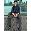 Camisas para Hombre Estilo Coreano, Atuendo de Negocios Ligero de Alta Gama para el Trayecto al Trabajo, Trajes Estilo Nápoles Combinados con Camisas de Manga Larga de Alta Gama
