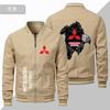 Comércio Exterior Transfronteiriço Tamanho Grande Japonês Três Carros Padrão Jaqueta Ling Masculina Conjunto com Logo Jaqueta Esportiva Fina Jaqueta