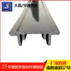 Perfil Rígido de PVC Negro Extruido en Frío Procesamiento de Extrusión Perfil de Plástico Trípode Frío Extruido de PVC Accesorios Perfil de PVC
