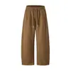 PANTALONES CASUALES MINIMALISTAS Y ELEGANTES FEE THE END PARA HOMBRE, PANTALONES LARGOS DE MEZCLA DE LANA OTOÑO E INVIERNO K177