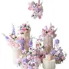 Decoración de Boda Rosa Bola de Flores Arreglo Floral Tablero Kt Floral Diseño de Fiesta de Cumpleaños Flor para Mesa de Comedor Flor Artificial Flor Falsa Arreglo de Piso