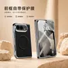 Capa Magnética para Celular com Padrão de Montanha Nevada para iPhone Duo Tela Dobrável, Capa Protetora Anti-Queda Premium Apple Duo