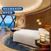 Móveis de Hotel de Luxo Wander Star Quarto Padrão Conjunto Completo de Cama Box de Hotel B&B de Ponta Gabinete de Chá Vendas Diretas da Fábrica
